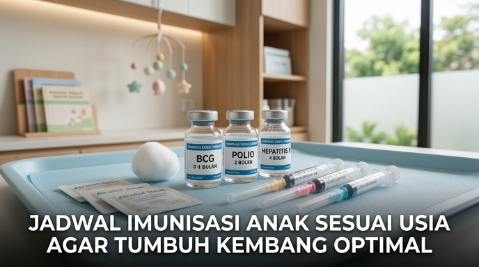 Jadwal Imunisasi Anak Sesuai Usia Agar Tumbuh Kembang Optimal